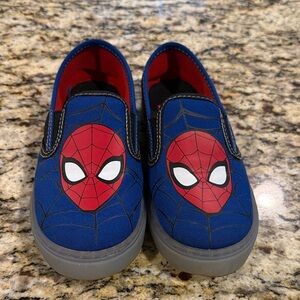 Spider-Man Kids Slip-On Shoes - Blue and Red
